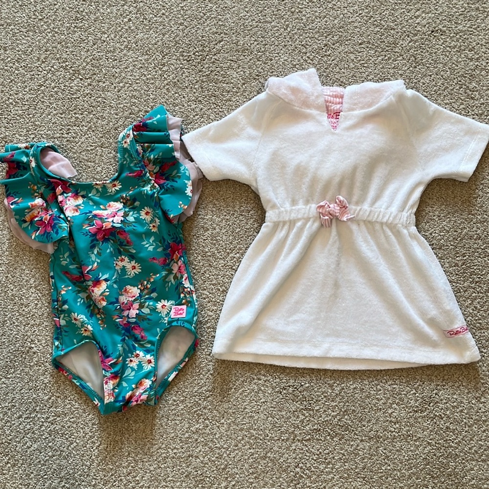 Rufflebutts Bathing Suit and Coverup